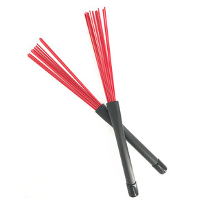 Cepillos de plástico para batería de jazz, cepillos retráctiles para batería, cepillos de alambre de nailon para batería, accesorios de percusión - Product Image 2
