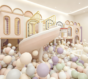 Set di Scivoli per Bambini Lavender Pastel Town per Centri Commerciali e Parchi Giochi al Coperto - Product Image 3