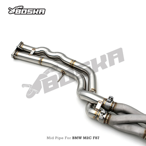 Tuyau d'échappement BOSKA à longueur égale avec tube en Z pour M2 Competition/M2C 3.0T F87 2018-2023 SS304 - Product Image 3