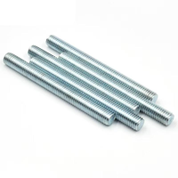 Grade 2 Galvanized Screw Rod 3/8 1/2 5/8 ASME/ASTM Tooth Rod BS Thread 1 Meter Stud Full Thread UNC Thread Rod