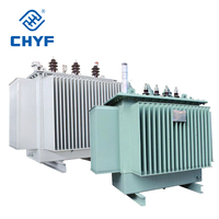 Transformador de distribución de núcleo de bobina sólida sumergida en aceite de 3 fases 400 50KVA 200KVA 6KV 6.3KV 11KV 440V para plantas de energía