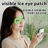 Patchs oculaires hydrogel OEM/ODM à l'extrait de thé vert et de feuille de lotus, compresse froide pour soulager la fatigue oculaire, hydratants et confortables, certifiés CE