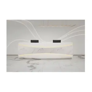 2304 Modern Office Reception Desk For Beauty Salon Front Desk Or Office Reception Counter