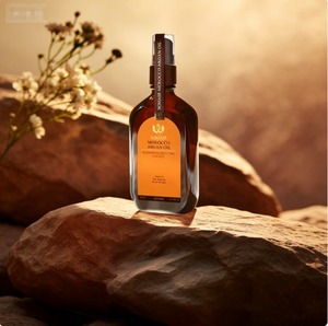 Aceite de Argán de Marruecos al por Mayor, Esencia de Doble Cuidado 100ml, Suero Capilar No Pegajoso, Protector de Calor para Cabello Seco, Exportación - Product Image 1