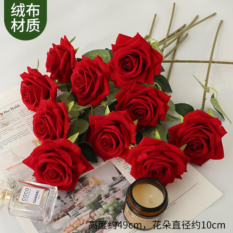 1 tallos de Rosa concubina imperial en color rojo