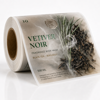 Étiquette personnalisée pour flacon de sérum capillaire, résistante à l'eau et à l'huile, autocollant doré en rouleau pour emballage de flacon d'essence capillaire