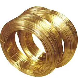 H68 CuZn33 Copper Brass Wire UNS C26800 EN CW506L DIN 2.0280 Used for Force-Bearing Parts such as Pins, Rivets, Washers Price