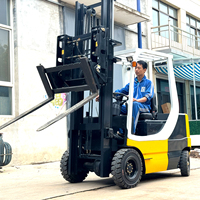 Chariot élévateur électrique compact de haute qualité de 2,5 tonnes avec batterie au lithium et hauteur de levage de 6 m pour le chargement en entrepôt - Montacargas Electrico