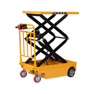 Chariot de <span class=keywords><strong>transport</strong></span> d'entrepôt à levage hydraulique à cadre en acier épaissi, actionné au pied, pour un travail réduit - Product Image 3
