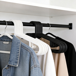 <b>Plastic</b> clothes hanger, wardrobe storage, household clothes hanging and drying, adult and children's non-slip dormitory - Product Image 4