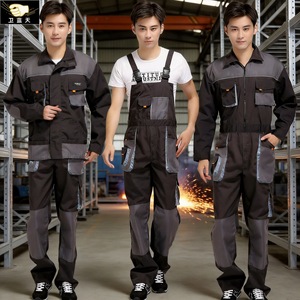 <span class=keywords><strong>Pantalones</strong></span> de Trabajo con Múltiples Bolsillos, Traje de Trabajo, Ropa de <span class=keywords><strong>Soldador</strong></span>, Overoles de Protección - Product Image 1