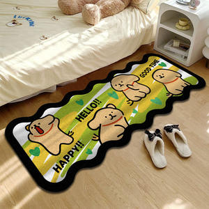 พรมลายสุนัข Wan Xinlong Line รุ่นพิเศษ ขนสัตว์เทียม กันลื่น สำหรับห้องนอน ห้องนั่งเล่น พรมตกแต่งลายสัตว์ ทำความสะอาดง่าย - Product Image 5