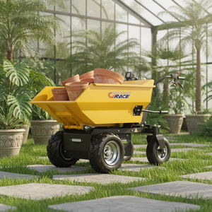 Hot Sale Free Shipping Cheap Mini Farm Wheeled Dumper EPA CE EUR5 Shock Absorb Cart for Mountain Road Work dumper truck - Product Image 1