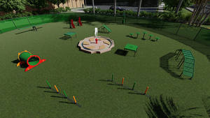 Juego de equipo de entrenamiento de agilidad para perros cachorros, productos comerciales para parques de perros al aire libre, juegos de obstáculos para perros grandes - Product Image 5