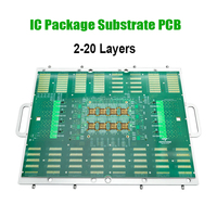 Sustrato IC Personalizado de Material ABF/BT para Chip de IA/CPU/GPU/HBM, Proceso MSAP/SAP, Placa de Circuito PCB de Alta Densidad con Acabado ENIG