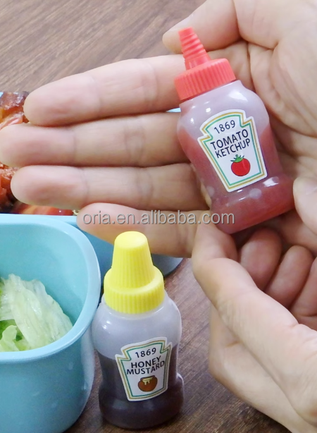 ZIIVARD Lot De 4 Mini Bouteilles Souples En Plastique Pour Condiments, Ketchup, Miel, Vinaigrette