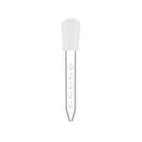 Pipette de transfert miniature de 5 ml avec bulbe en silicone réutilisable et écologique pour usage domestique