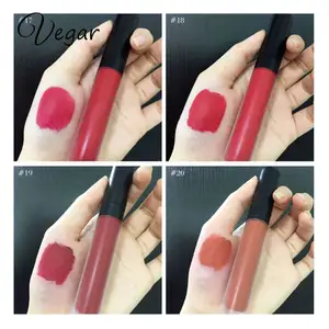 Marque privée Mode Beauté Cosmétiques Étanche Mat Liquide Rouge À Lèvres Maquillage Personnalisé Brillant À Lèvres