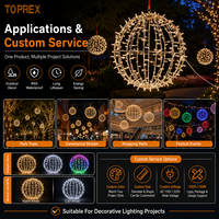 Guirlande lumineuse à LED pour l'extérieur avec télécommande boules en plastique RVB matériau en cuivre évalué IP65 émettant du bleu vert rose Noël