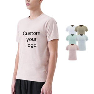 เสื้อยืดสำหรับออกกำลังกายในยิมยืดหยุ่นมากเสื้อรัดรูปเพาะกายสำหรับผู้ชาย - Product Image 1