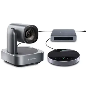 CE sertifikalı konferans sistemi (küçük ve orta ölçekli konferans odaları için Hub ile kamera, mikrofon ve hoparlör çubuğu, NoiseBlock AI
