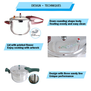 Autocuiseur en acier inoxydable écologique <span class=keywords><strong>Royal</strong></span> Germany avec poignée en bakélite Pot <span class=keywords><strong>de</strong></span> <span class=keywords><strong>prestige</strong></span> pour cuisinière à induction au gaz - Product Image 6