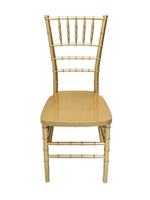Chaises Chiavari en résine dorées empilables à prix réduit pour hôtels, banquets, mariages, événements extérieurs et commandes en gros