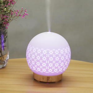 Difusor de Aroma de Cerámica con Forma de Tierra, Humidificador Ultrasónico de 100 ml con Luz LED para Uso Doméstico - Product Image 2