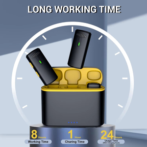 K10 hội nghị <span class=keywords><strong>Microphone</strong></span> không dây Chuyên nghiệp mics ve áo <span class=keywords><strong>Microphone</strong></span> Echo Micro không dây <span class=keywords><strong>USB</strong></span> C với trường hợp - Product Image 3