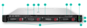 เซิร์ฟเวอร์แร็ค HPE Proliant DL360 Gen11 1U แบบ 2 ซ็อกเก็ต 32 ช่อง DIMM รองรับฮาร์ดดิสก์ Xeon CPU หน่วยความจำ DDR5 8SFF รับประกัน 3 ปี มีสินค้าในสต็อก - Product Image 4