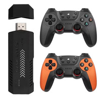 Control de Juego Retro Inalámbrico X2 Ultra Actualizado 4K con Más de 30,000 Juegos, Controles Inalámbricos 3D HD 2.4G, Emulador de TV 30 para PS1/N64/DC