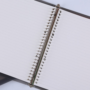 Quaderno Aziendale Nero A4 A5 B5 con Copertina in PP <span class=keywords><strong>a</strong></span> Fogli Mobili, Fornitura Diretta dalla Fabbrica, Personalizzabile con Logo, Ideale come Regalo, Vendita all'Ingrosso - Product Image 3