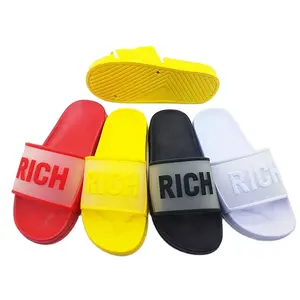 Promotion Großhandel Herstellung Mode Unisex PVC Männer Frauen Slide Hausschuhe für Männer