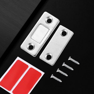 No-drill magnetic sliding door/wardrobe door self-closing magnetic strip <b>adhesive</b>, invisible sliding door <b>magnet</b>, strong - Product Image 4