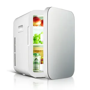 新しい10L小型ポータブルカー冷蔵庫冷凍庫ボックス