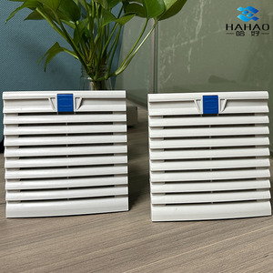 Ventilateur d'armoire électrique anti-poussière 220V avec fenêtre à volet filtrant à trous carrés <span class=keywords><strong>pour</strong></span> la ventilation et la dissipation de la <span class=keywords><strong>chaleur</strong></span> - Product Image 4