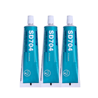 RTV Silicone Sealant Perekat Isolasi Elektronik Suhu Tinggi Tahan Kelembapan Anti Penuaan untuk Sirkuit Terpadu
