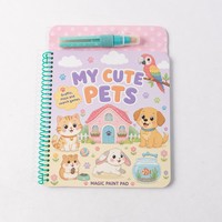 Libro de Dibujo Mágico Reutilizable Personalizado para Niños, Bloc de Colorear Educativo Preescolar, Libro de Actividades de Dibujo para Niños