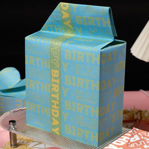 Venta al por mayor 80g cumpleaños Macaron papel tisú Kraft 43*300cm regalo de lujo embalaje personalizado rollo de papel de regalo - Product Image 5