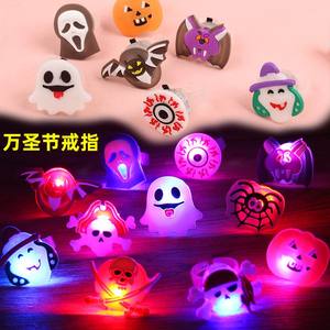 LED lampu kilat Halloween lampu jari labu hantu kepala gelang kalung untuk Natal dekorasi pesta Thanksgiving - Product Image 2