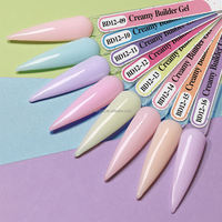 Gel de construction professionnel nude camouflage sans HEMA, effet gelée, pour extension d'ongles UV/LED, à retirer par trempage, pour salon de manucure