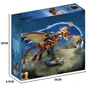 Set <span class=keywords><strong>de</strong></span> Construcción OEM Wizard Academy _ 4 Casas, Escenas Icónicas y Dragón, Juguetes del Mundo Mágico - Product Image 2