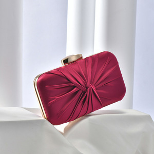 New Designer Multi Color Square Convertible Silk Satin <b>Wedding</b> Party Dual Use Shoulder <b>Clutch</b> Women Formal Wear Gold <b>Clutch</b> - Product Image 5