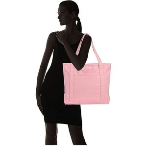 Bolsa de Tela de Algodón Rosa Ecológica Personalizada por el Fabricante, Bolsa de Compras Ecológica con Logotipo Personalizado - Product Image 4