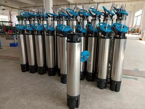 Pompe à eau solaire immergée 100 CV avec moteur submersible et machine à bobiner - Product Image 3