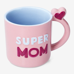 <span class=keywords><strong>Taza</strong></span> de Cerámica Rosa con Asa de Corazón, Tazas para Mamá, <span class=keywords><strong>Taza</strong></span> para el Día de la Madre, 330 ml, <span class=keywords><strong>Taza</strong></span> para Café o Té, Regalo para Cumpleaños o Día de la Madre - Product Image 1