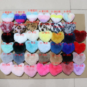 Coeur Forme <span class=keywords><strong>Pom</strong></span> <span class=keywords><strong>Pom</strong></span> Porte-clés En Gros Fourrure Faux Lapin PomPom Porte-clés En Vrac Moelleux Fourrure <span class=keywords><strong>Pompon</strong></span> Porte-clés pour Fille Coeur Porte-clés - Product Image 2