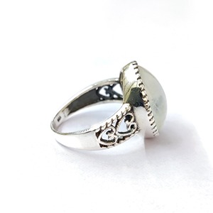 แหวนมูนสโตน เงินแท้ 925 แหวนพลอยมูนสโตน งานแฮนด์เมด คอลเลคชั่นแหวนสวย เครื่องประดับเงิน ราคาขายส่ง - Product Image 6