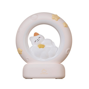 Lampe de Nuit LED Panda en ABS Moderne avec Étoiles de Lune et Xiao Mao Ornements Tactile pour Cadeau d'Anniversaire pour Fille - Product Image 1