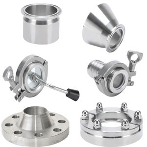 מותאם אישית מפצל נירוסטה מקצועי מותאם אישית מפצל הברקה הפך אביזרי צינורות - Product Image 1